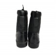 Long Leather Army Black Boot With Toe # 517