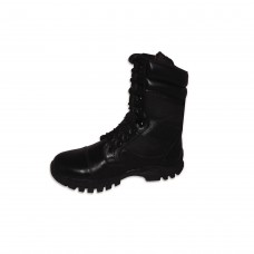 Long Leather Black Army Full Boot With Toe # 540 Long Leather Black Army Full Boot With Toe # 540