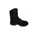 Long Leather Black Army Full Boot With Toe # 540