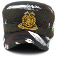 Militia CRP ( CENTRAL RESEREVE POLICE FORCE ) Cap with Flag and Kadai Band
