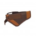 Brown Pistol Cover with Buckle
