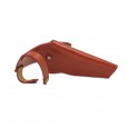 Brown Leather Pistol Cover 