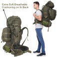 Militia Climber Military / Olive Green Rucksack 80 L
