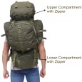 Militia Climber Military / Olive Green Rucksack 80 L