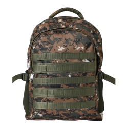 Militia Bag College Bag School Bag 30L Backpack Cobra Green Digital Camouflage Print