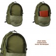 Militia Bravo Tactical Bag College Bag School Bag Olive Green 40L Backpack