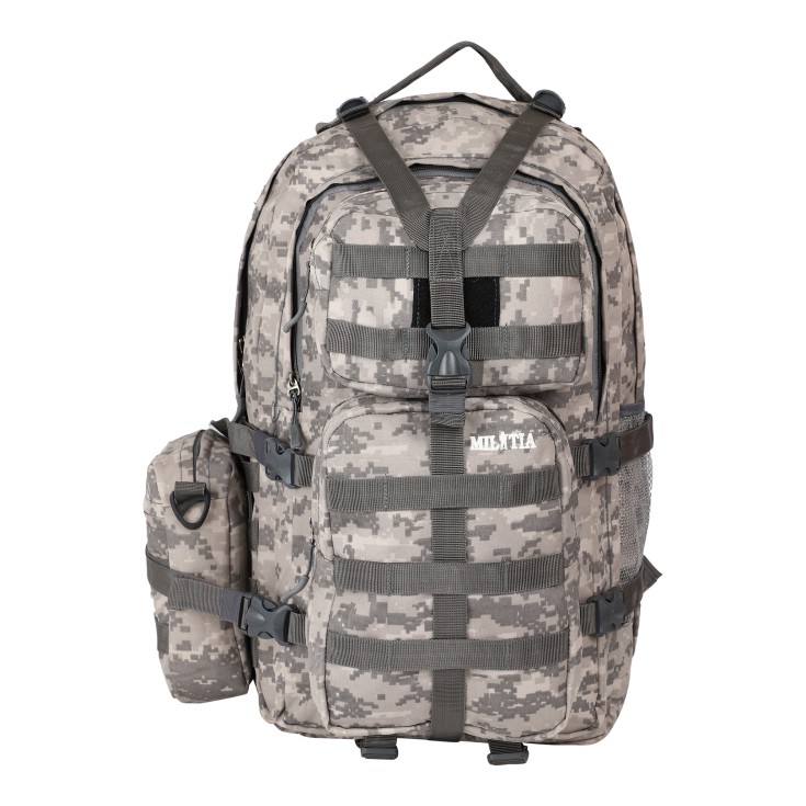 Militia Wandertac Grey Cobra 45L Backpack College Bag School Bag Travel/ Patrol Bag