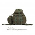 Militia 45L Military Green Backpack with Waist Pouch