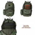 Militia Wandertac Olive Green 45L Backpack College Bag School Bag Travel Bag Patrol Bag
