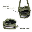 Militia Tactical Waist Sling Bag Pouch, Hand Bag with Mobile Case Holder