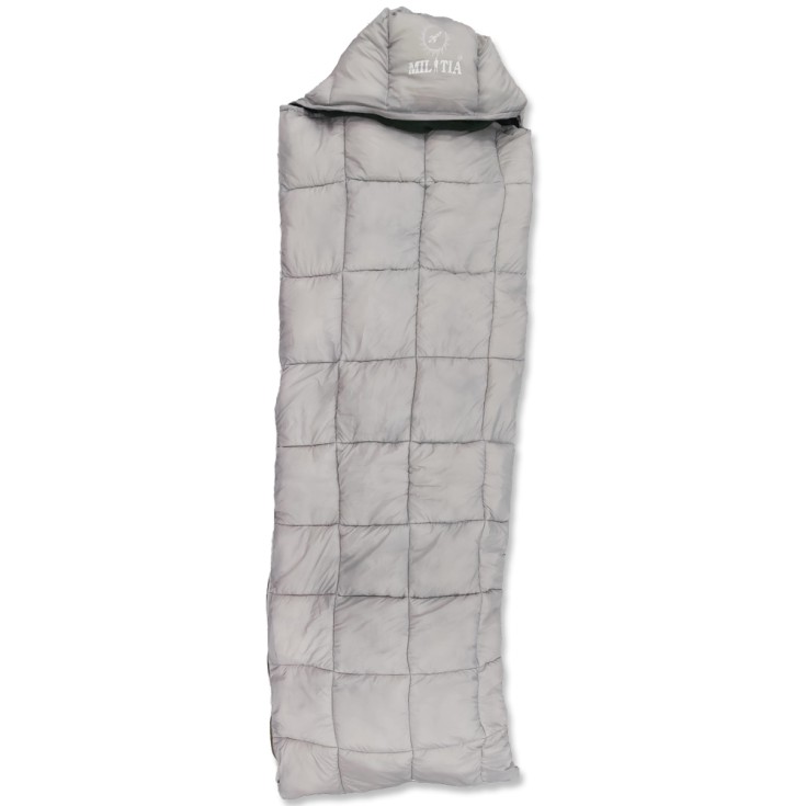 Militia Lite Grey L Shaped Rectangular Sleeping Bag Razai