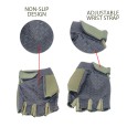 Half Finger Olive Green Tactical Hand Gloves