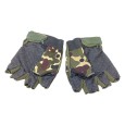 Camouflage Print Half Finger Hand Gloves