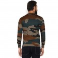 Militia Military INDIAN ARMY Drifit Camouflage Men Round Neck full sleeves Multicolor T Shirt