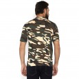 Militia Military Camouflage Men Round Neck SSB Pure Cotton  Multicolor T Shirt