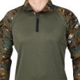 Militia URI Flag Cobra Camouflage Full Sleeves T Shirt