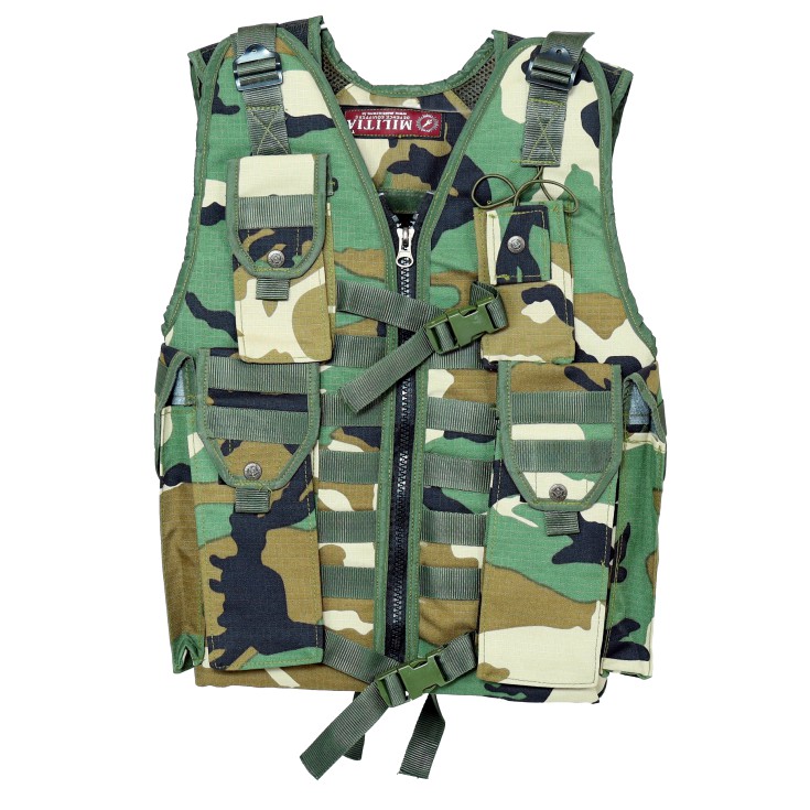 Tactical Vest Ammunition Pouch Woodland