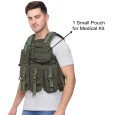 Tactical Vest Molle Bullet Proof Plate Carrier Vest With Ammunition pouches / Harness