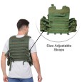 Tactical Vest Molle Bullet Proof Plate Carrier Vest With Ammunition pouches / Harness