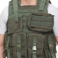 Tactical Vest Molle Bullet Proof Plate Carrier Vest With Ammunition pouches / Harness