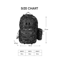 Militia Wandertac Grey Cobra 45L Backpack College Bag School Bag Travel/ Patrol Bag